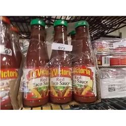 HOT SAUCE -  "LA VICTORIA" - 6 X8 OZ - SALSA BRAVA - MILD