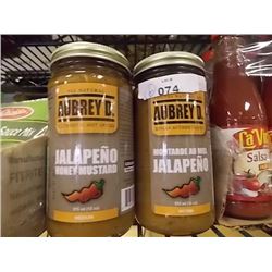 JALAPENO HONEY MUSTARD - MEDIUM - 6  JARS OZ JARS PER LOT- BB OCT 2015
