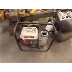 TRASH PUMP - HONDA GX 120  MOTOR WITH PUMP  -AS-IS