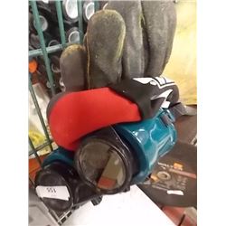 WELDING GLOVES, GOGGLES & HAT