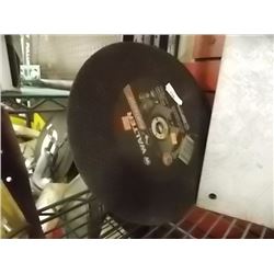 WALTER 12" X 1/8" METAL CUTTING DISC - NEW - ALL 9
