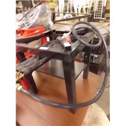 NEW GAS BURNER 20" STEEL STAND - 3 VALVES - 18" NEW GAS BURNER 20" STEEL STAND - 3 VALVES - 18" T X 