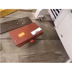 VINTAGE SHARPENING STONE IN WOOD CASE