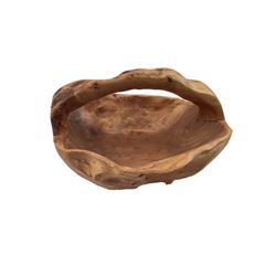 The Hobbit: The Desolation of Smaug Carved Wood Basket Movie Props