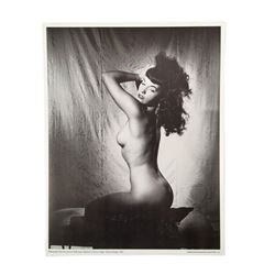 Bettie Page "Looking Back" From The Bunny Yeager "Betty Page Collection Black & White Photo