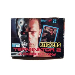 Terminator 2 (T2) Judgement Day Arnold Schwarzenegger 1991 Gum Card Box