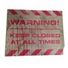 Image 1 : Resident Evil 6 Screen Used Warning Sign Movie Props