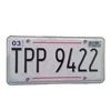 Image 1 : Resident Evil: The Final Chapter  Screen Used License Plate Movie Props