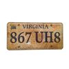 Image 1 : Resident Evil: The Final Chapter  Screen Used License Plate Movie Props