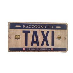 Resident Evil: The Final Chapter  Screen Used License Plate Movie Props
