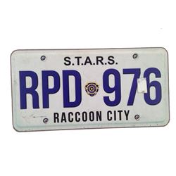 Resident Evil: The Final Chapter  Screen Used License Plate Movie Props