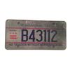 Image 1 : Resident Evil: The Final Chapter  Screen Used License Plate Movie Props