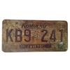 Image 1 : Resident Evil: The Final Chapter  Screen Used License Plate Movie Props