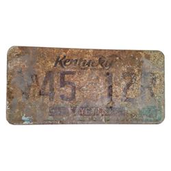 Resident Evil: The Final Chapter  Screen Used License Plate Movie Props