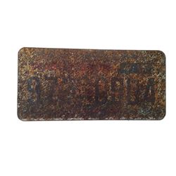 Resident Evil: The Final Chapter  Screen Used License Plate Movie Props