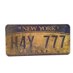 Resident Evil: The Final Chapter  Screen Used License Plate Movie Props