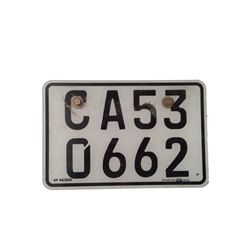 Resident Evil: The Final Chapter  Screen Used License Plate Movie Props