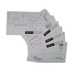 Resident Evil: Retribution Plans/Blueprints Movie Memorabilia