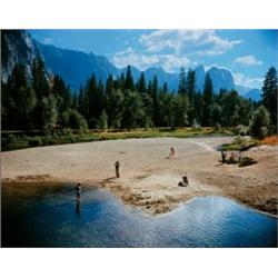 STEPHEN SHORE (American, b. 1947) MERCED RIVER, YOSEMITE PARK, CAlifornia signed Galerie Conrads ...