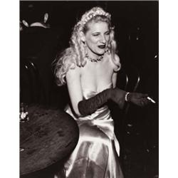 WEEGEE (Arthur Fellig) (American, 1899-1968) BLONDE AT SAMMY’S-ON-THE-BOWERY artist’s stamp “Arth...