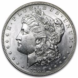 1885-S Morgan Dollar BU MS-63 RARE DATE