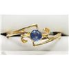 Image 1 : #47-14K YELLOW GOLD SAPPHIRE RING SIZE 6