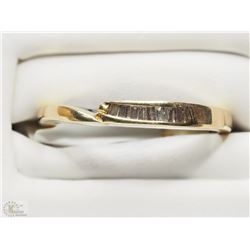 #33-14K YELLOW GOLD DIAMOND RING SIZE 6.5