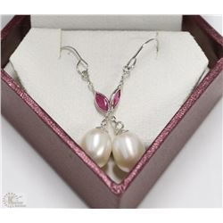 #6-14KT GOLD FRESHWATER PEARL EARRINGS