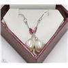 Image 1 : #6-14KT GOLD FRESHWATER PEARL EARRINGS