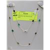 Image 1 : #15-STERLING SILVER AGATE /PERIDOT