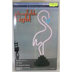 NEON FLAMINGO TABLE LIGHT