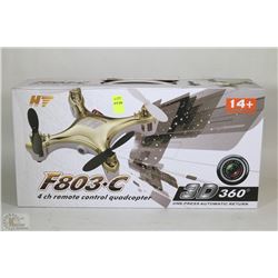 NEW 4 CHANNEL REMOTE CONTROL QUADCOPTER