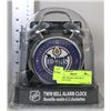 Image 1 : NEW NHL OILER'S TWIN BELL ALARM CLOCK