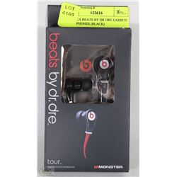 REPLICA BEATS BY DR DRE EARBUD HEADPHONES (BLACK)