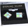 Image 1 : STERLING SILVER INLAY PENDANT AND EARRING SET