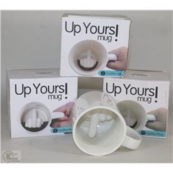 4PK OF UP YOURS MUG - CREATIVE CERAMIC MUG - NEW