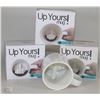 Image 1 : 4PK OF UP YOURS MUG - CREATIVE CERAMIC MUG - NEW