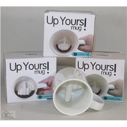 4PK OF UP YOURS MUG - CREATIVE CERAMIC MUG - NEW
