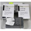 Image 1 : 3PKS OF 2 DECKS OF "THE VOTING GAME" PLAYING CARDS