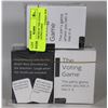 Image 2 : 3PKS OF 2 DECKS OF "THE VOTING GAME" PLAYING CARDS