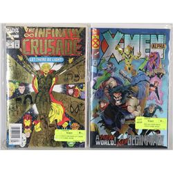 LOT OF 2 MARVEL COMICS INCLUDING X-MEN ALPHA,