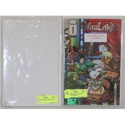 LOT OF TWO COMICS INCLUDING, WARLANDS, FANTASTIC 4