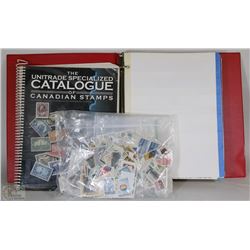 LOT OF APPROX. 400 - 500 STAMPS INCLUDING CANADA