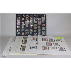 LOT OF 13 PAGES OF LATE 1800'S TO EARLY 1900'S