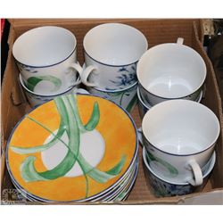 16 PC TEA CUP/PLATE SET