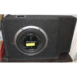 PIONEER 12" ENCLOSED SUBWOOFER