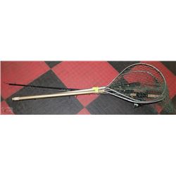 BUNDLE OF FISHING RODS AND NETS