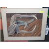 Image 1 : DRIFT WOOD FRAMED OIL ON CANVAS PAINTING