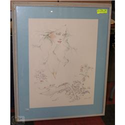 SUSAN OBRANT PRINT  FRAMED