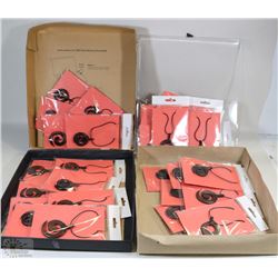 4 FLATS OF WOODEN SWIRL DESIGN NECKLACES